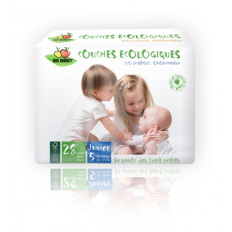 BIO BABBY FSC*- COUCHES JETABLE 12/25 KG