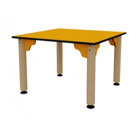 Table carrée simple 600 mm x 600 mm - T00 : 350 mm