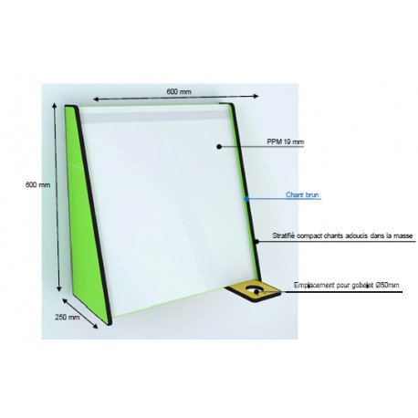 Chevalet peinture mural