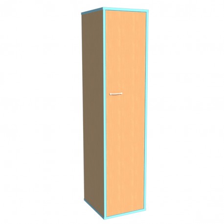 Meuble à porte classique haut: 4 étagères réglables