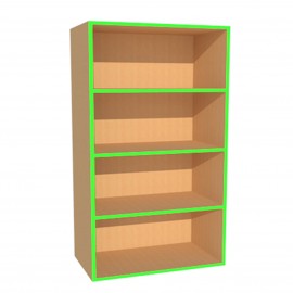 Meuble ouvert 3 étagères large