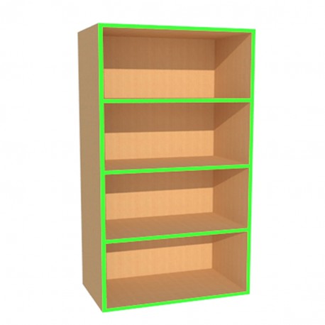 Meuble ouvert 3 étagères large