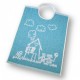 Bavoir Collerette « La Maison des enfants » 35 x 45 cm – 400 g/m²
