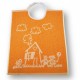 Bavoir Collerette « La Maison des enfants » 35 x 45 cm – 400 g/m²