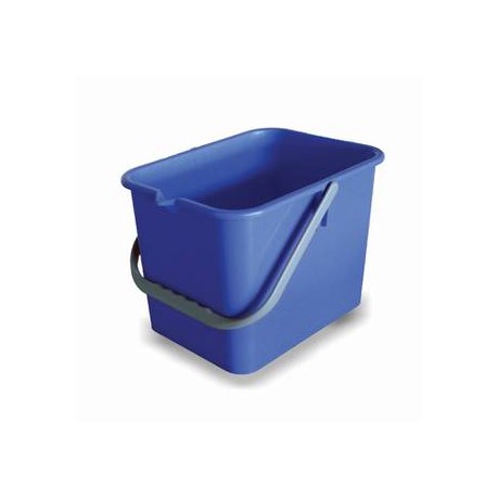 Seau carré en plastique pour chariot de ménage – 9 litres