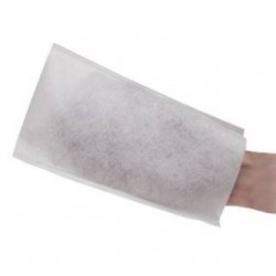 Gant de toilette non tissé blanc 75 g – 2 sachets de 50 gants