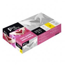Gant vynile non poudré naturel – Lot de 3 paquets