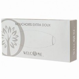 Mouchoir blanc boite rectangulaire de 100 - carton de 40