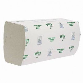 Essuie-mains en ouate blanc – carton de 20 paquets