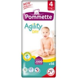 Couches Pommette Agility dry – 4/9 kg