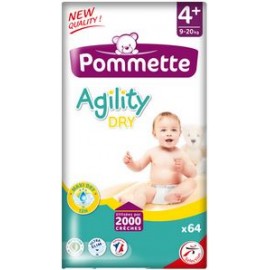 Couches Pommette Agility dry – 4/9 kg