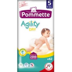 Couches Pommette Agility dry T5 – 11/25 kg