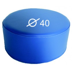 Pouf rond hauteur 17cm