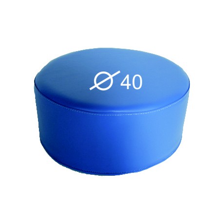 Pouf rond hauteur 17cm