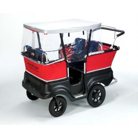 Protection de pluie pour poussette KIDDY 4 places