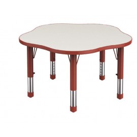 Table Fleur Clémentine 90x90