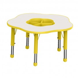 Table Fleur 90x90 avec Bac Clémentine