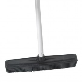 Manche en acier laqué à pas de vis universel - 140 cm