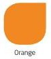 Résine orange