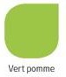 Résine vert pomme
